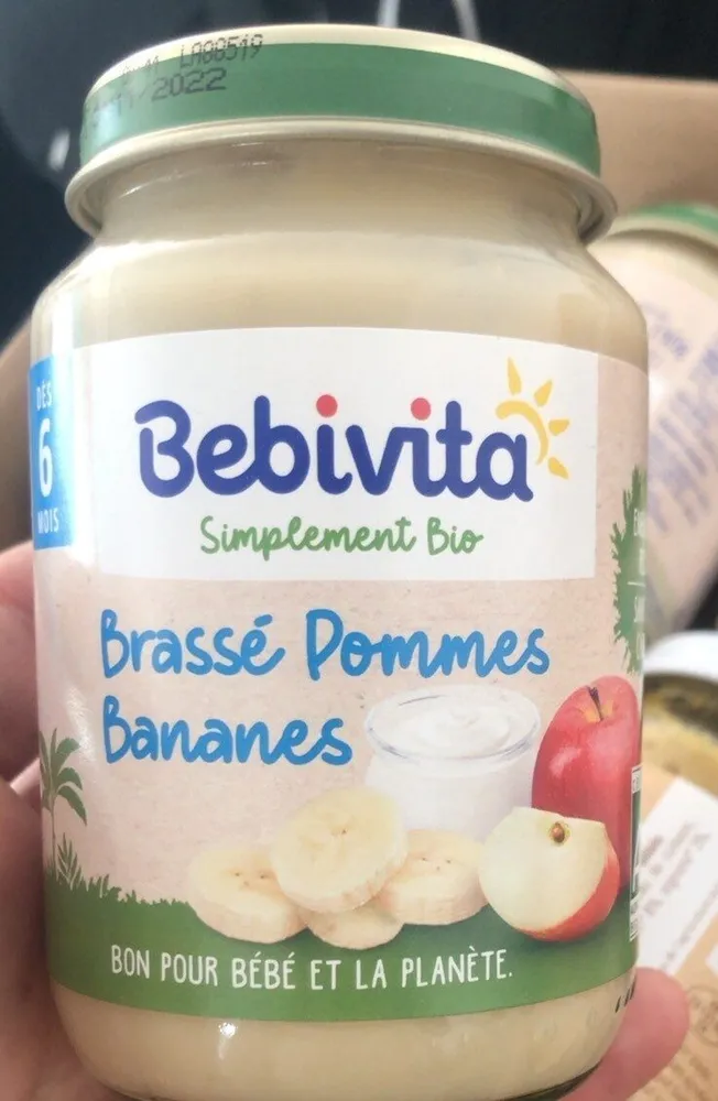 Brassé pommes bananes - Dès 6 mois