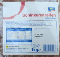 Schinkenstreifen geräuchert