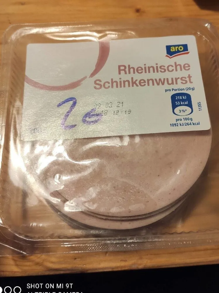 Rheinische Schinkenwurst