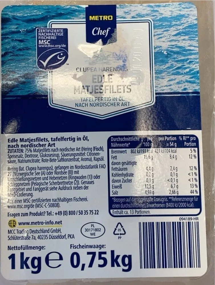 Matjesfilets