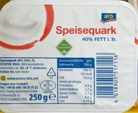 Speisequark 40%