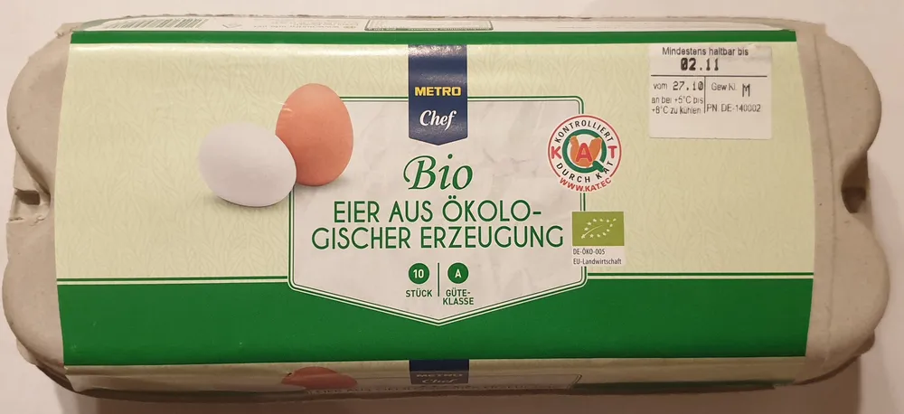 Bio Eier aus ökologischer Erzeugung