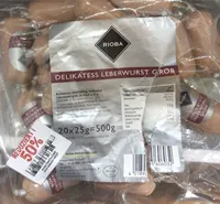 Delikatess Leberwurst Grob