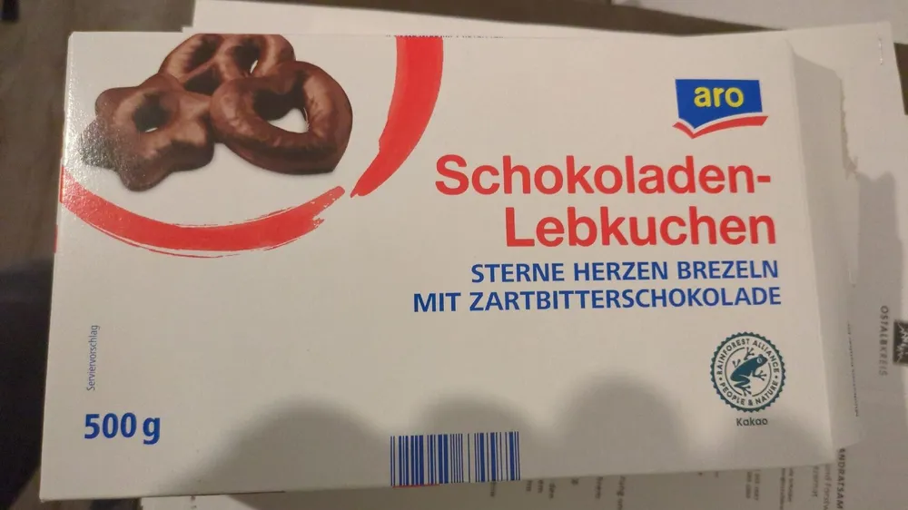 Braune Lebkuchen Mit Zartbitterschokolade