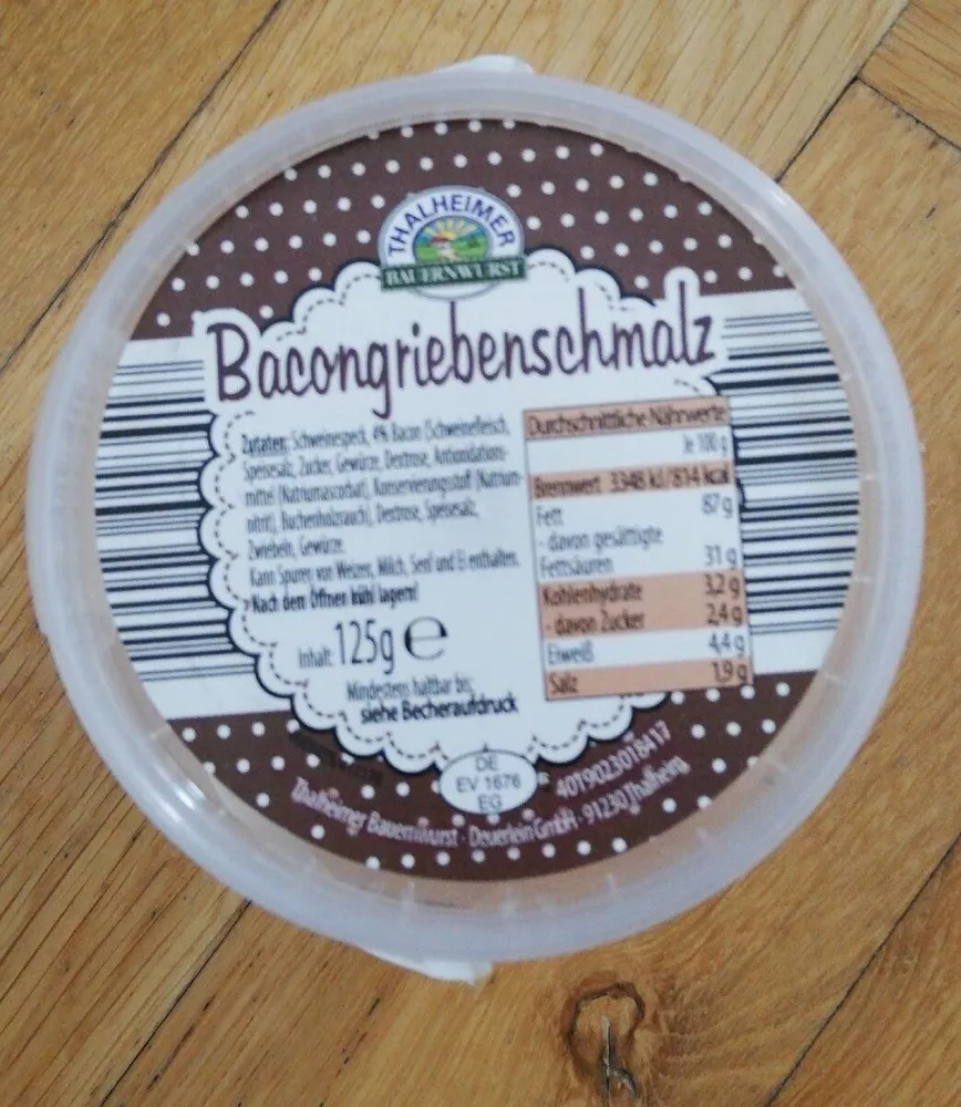 Bacongriebenschmalz
