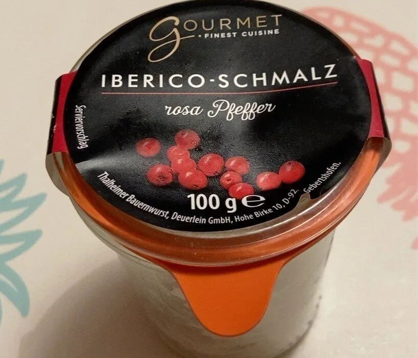 Iberico Schmalz - rosa pfeffer