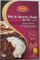Rajma masala - Plat de haricot rouge au riz