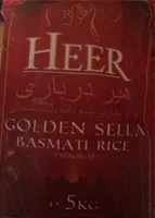 Golden sella basmati rice