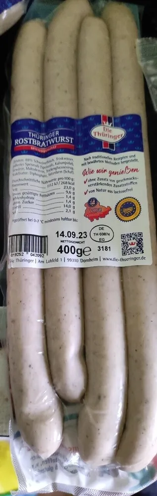 Thüringer Rostbratwurst