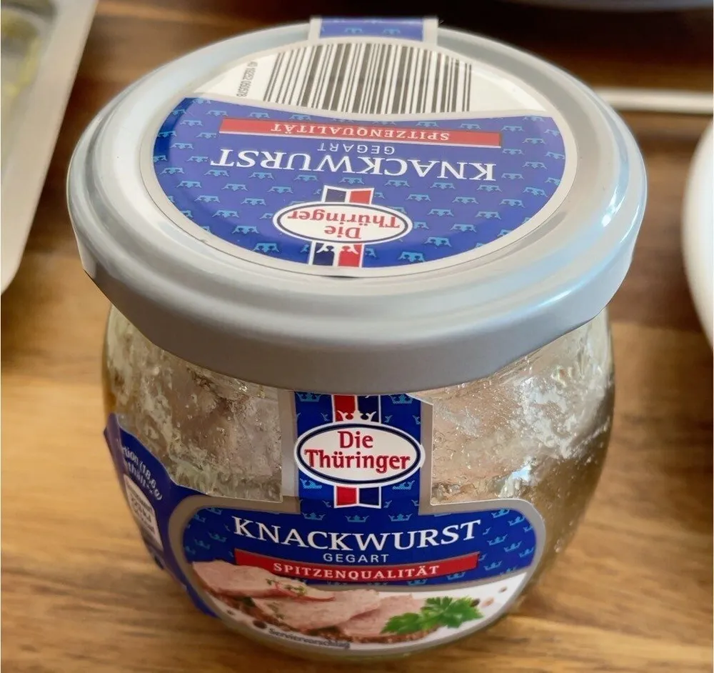 Knackwurst gegart