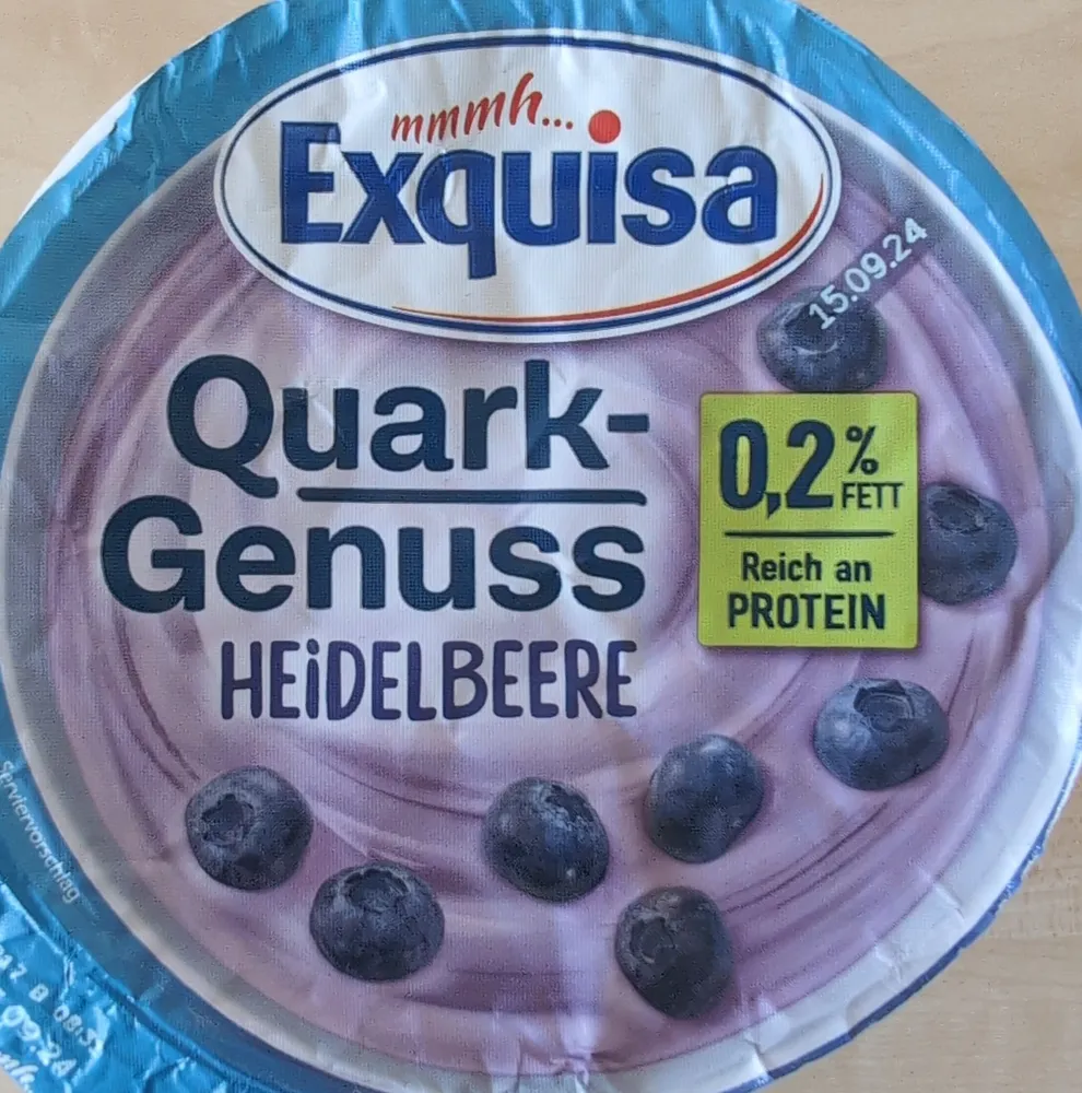 Quarkgenuss - Heidelbeere