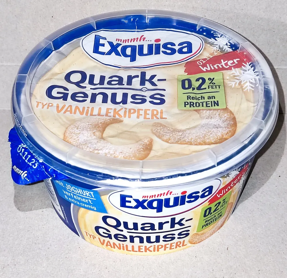 Quarkgenuss - Typ Vanillekipferl