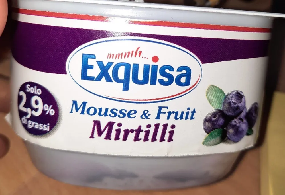 Mousse & fruit mirtilli