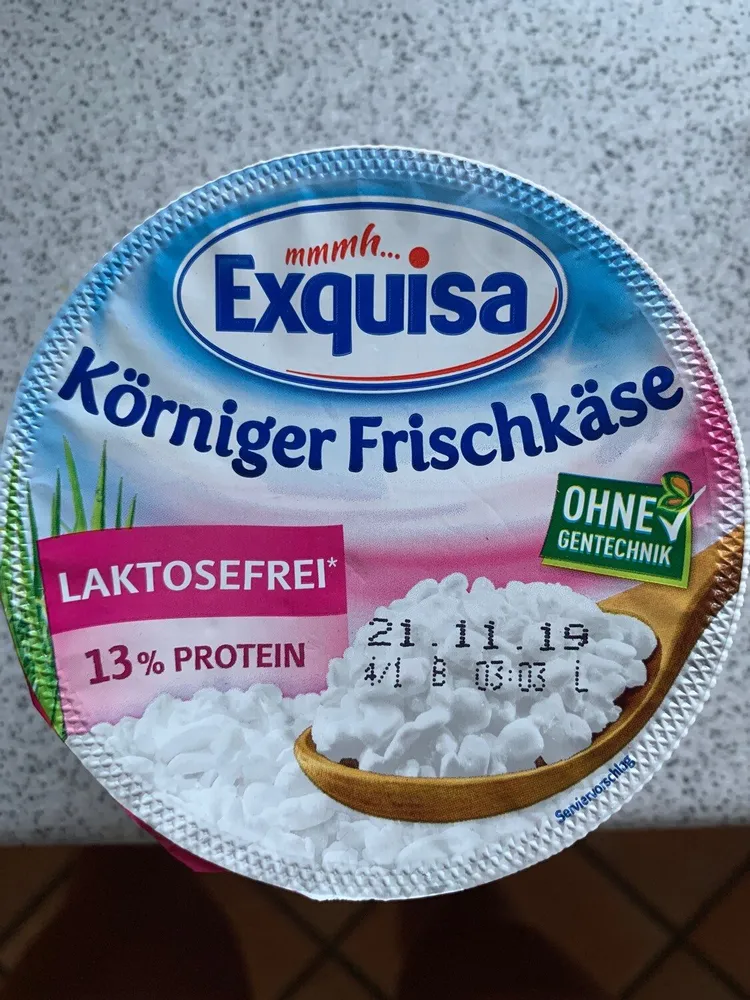 Körniger Frischkäse laktosefrei