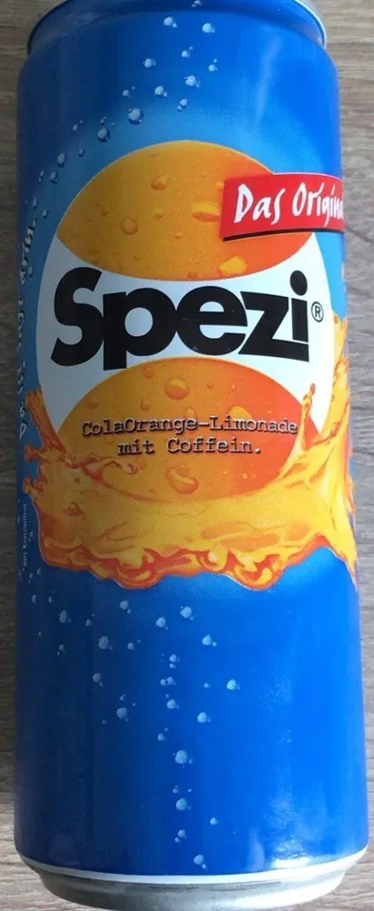 Spezi - Koffeinhaltige Limonade mit Cola-Orangengeschmack
