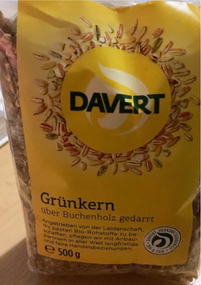 Grünkern - über Buchenholz gedarrt