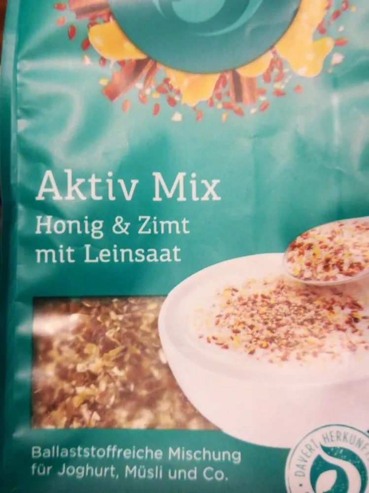 Aktiv Mix Honing & Zimt mit Leinsaat