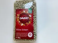 Grüne Erbsen