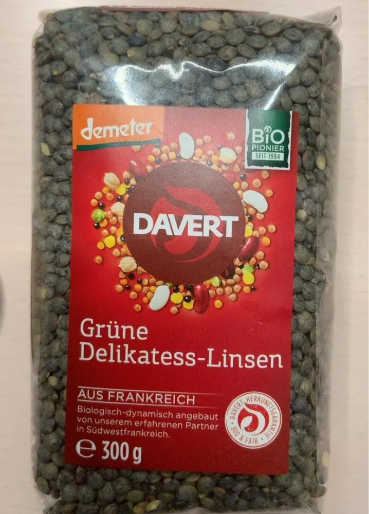 Grüne Linsen