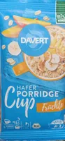 Porridge cup Früchte