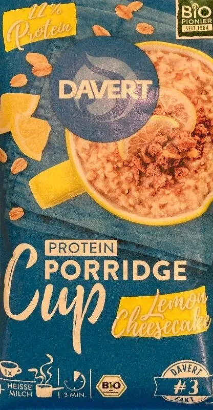 Protein Porridge Cup Lemon Cheesecake