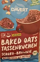 Baked Oats Tassenkuchen Schoko-Brownie