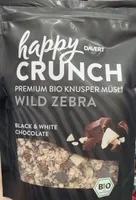 Happy crunch black & white chocolate