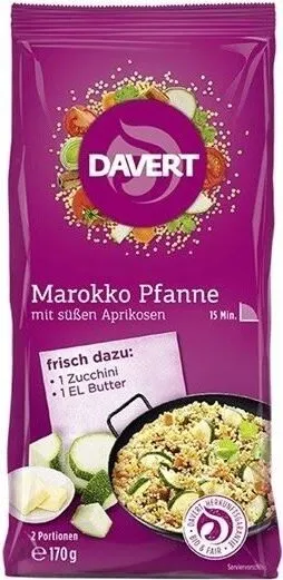 Davert Marokko Pfanne Mit Süßen Aprikosen
