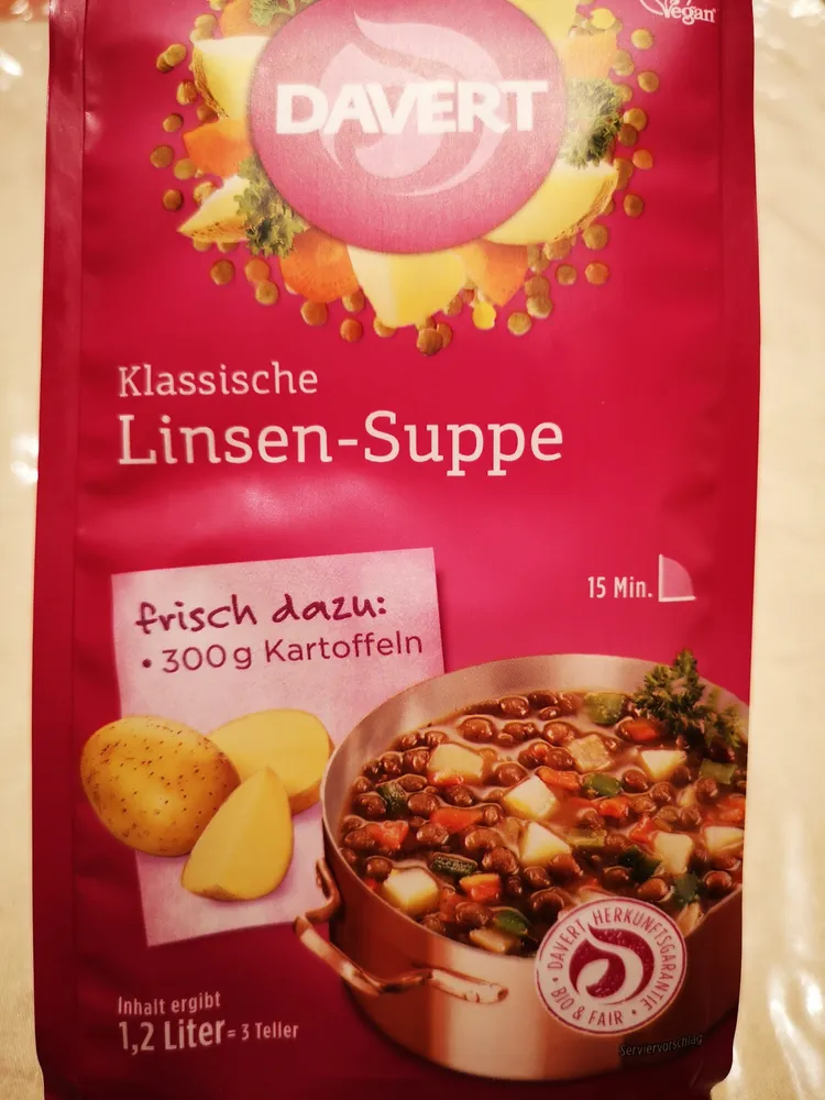 Klassische Linsen-Suppe