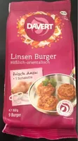 Linsen-curry Burger, 160 GR Packung