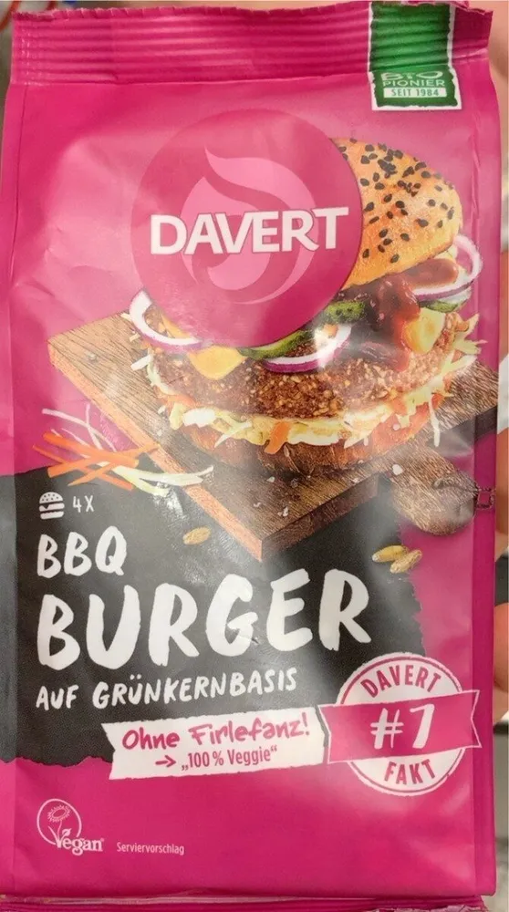 BBQ Burger Grünkern