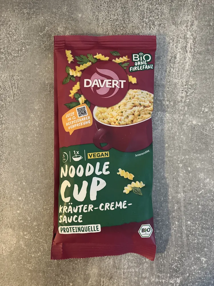 NOODLE CUP KRÄUTER-CREME-SAUCE