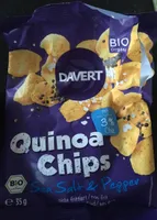 DAVERT Bio Quinoa Chips Sea Salt & Pepper, 35 G