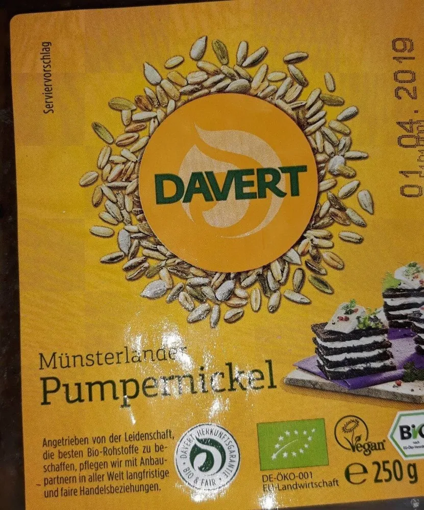 Münsterländer Pumpernickel, Bio
