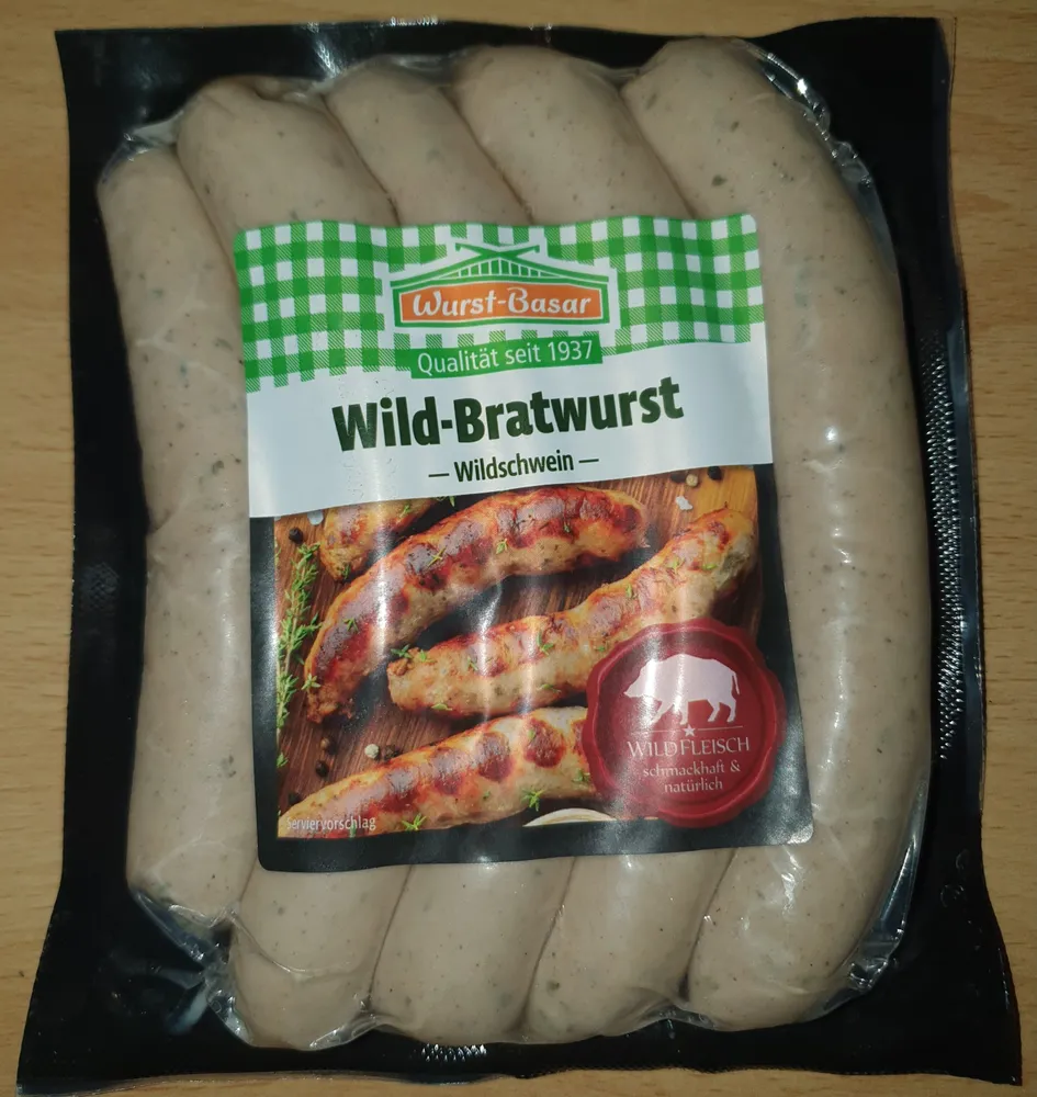 Wildbratwurst - Wildschwein -