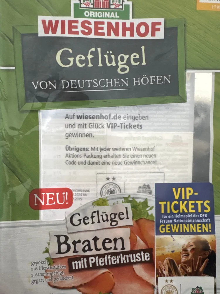 Geflügel Braten mit Pfefferkruste