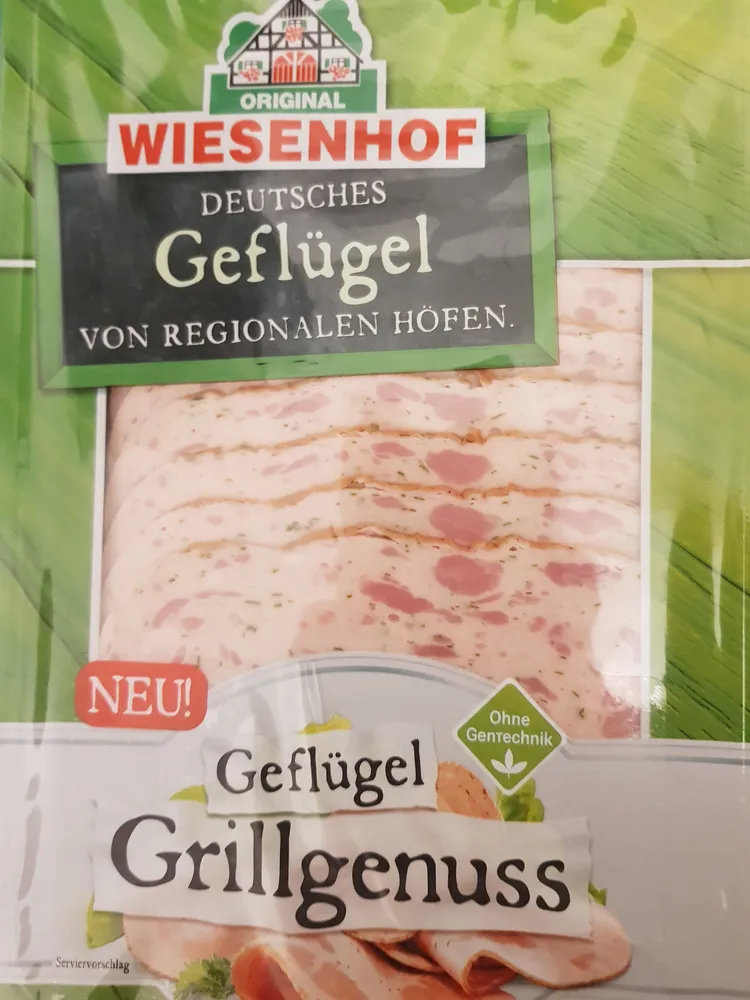 Gegrillte Geflügel Brühwurst