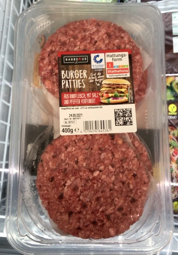 Burger patties