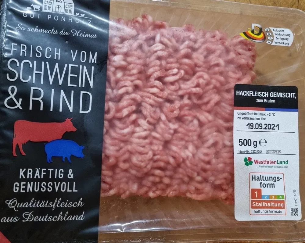 Hackfleisch gemischt