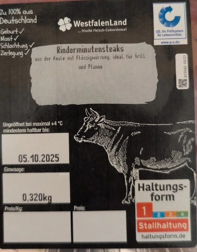 Rinderminutensteaks