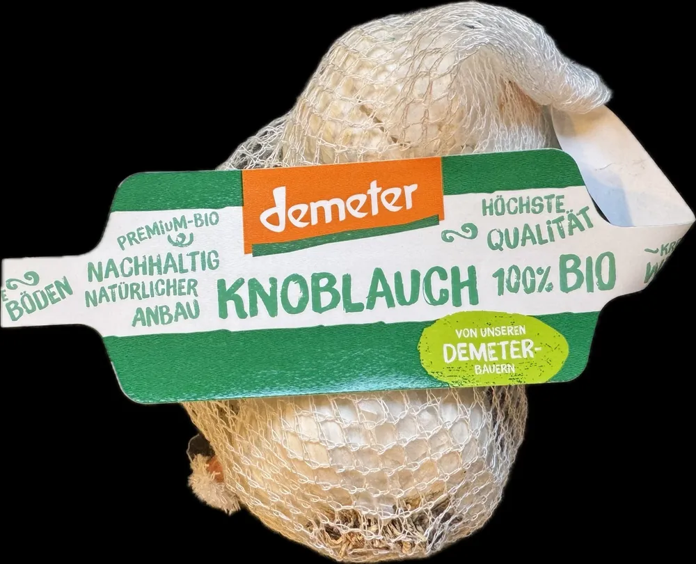 Knoblauch Bio weiß