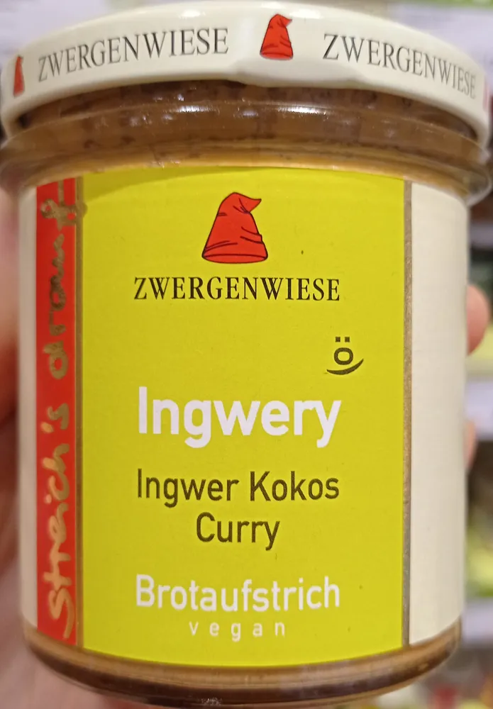 Brotaufstrich Ingwer Kokos Curry