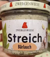 Zwergenwiese Streich Bärlauch 4019736008828 Veganer Bio Brotaufstrich aus Sonnenblumenkernen und Bärlauch