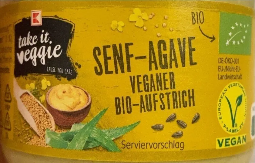 Senf-Agave veganer Bio-Aufstrich