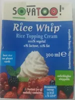 Riz Cuisine Pour Creme Fouettee