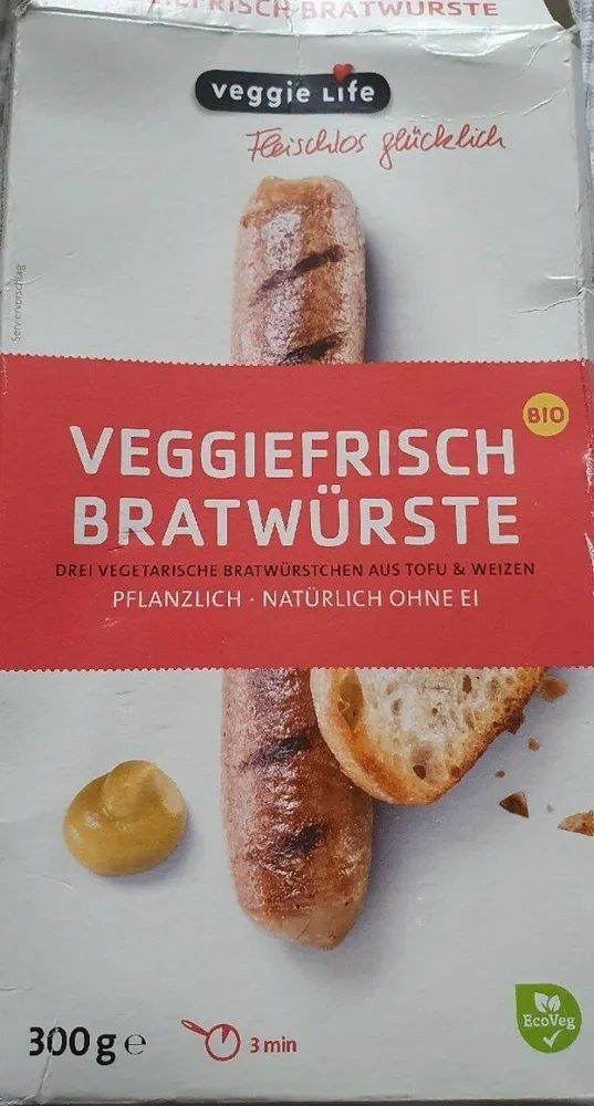 Veggiefrisch Bratwürste