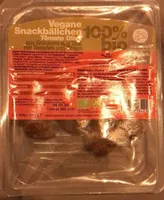 Vegane Snackbällchen Tomate Olive