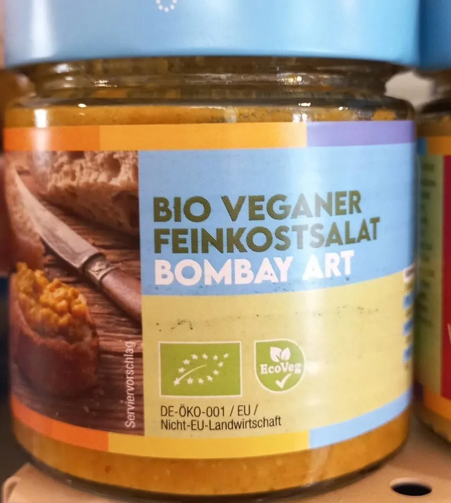 Bio veganer feinkostsalat Bombay Art