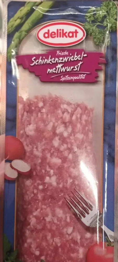 Schinkenzwiebel-mettwurst