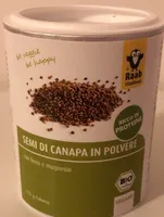Semi di canapa in polvere